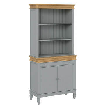 Буфет "Ольса" 200/221 (серый 7042/антик 24)